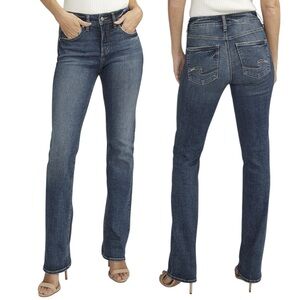 Silver Jeans Avery Slim Boot W29 L31 High Rise Luxe Stretch Indigo Bootcut